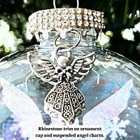 Exquisitely Detailed Angel Ornament, Sparkling Handcrafted Exquisitely Detailed Angel Ornament, Sparkling Handcrafted